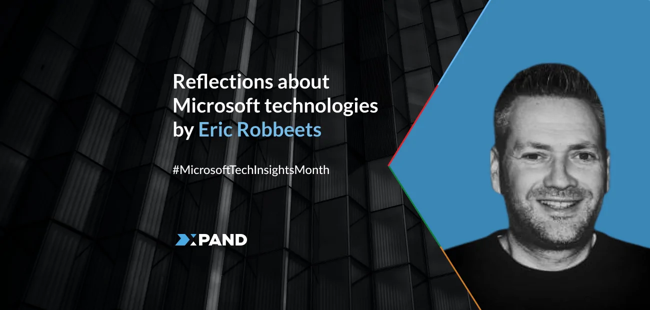 Reflections about Microsoft technologies by Eric Robbeets