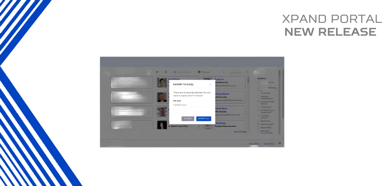 Xpand Portal 3.6.1.0 version introduces improvements to privacy consent management, file export, and more!