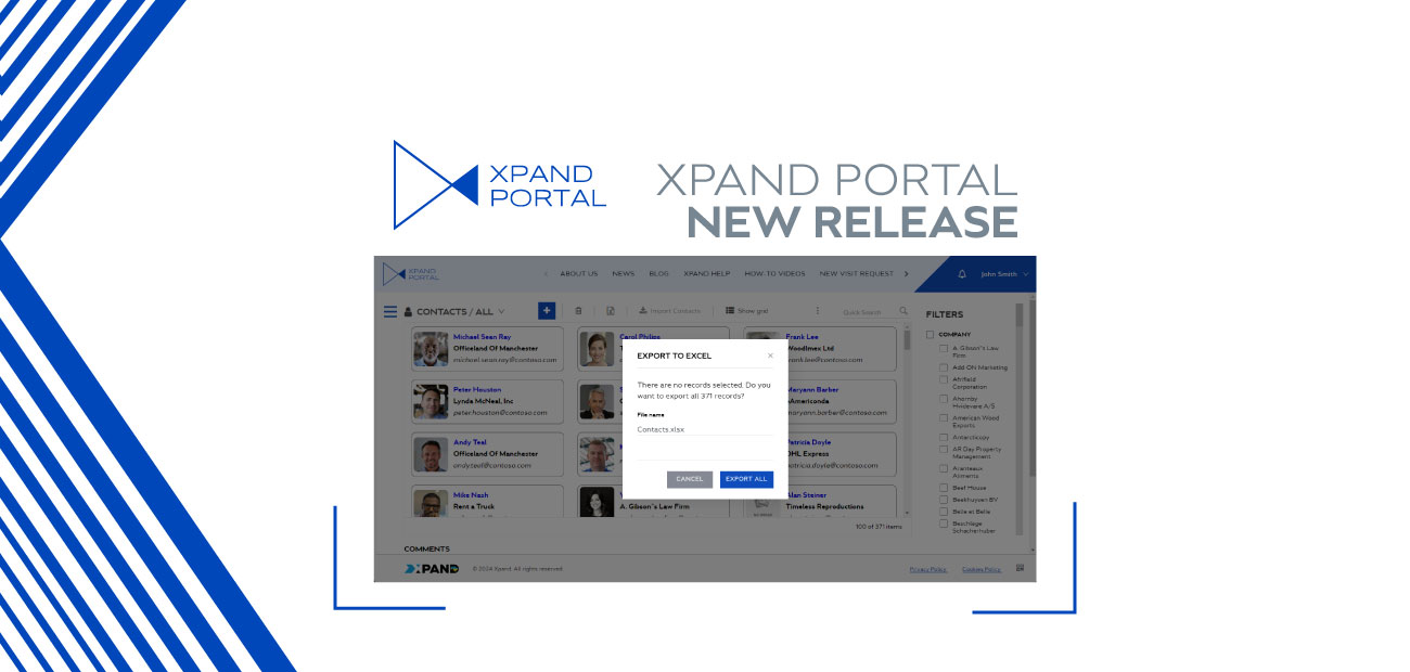 New 3.6.1.0 version of Xpand Portal product is available 