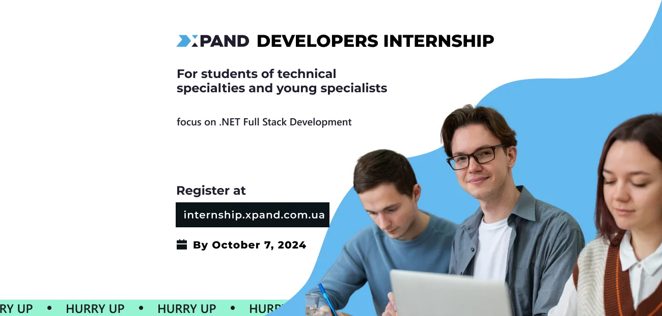 New .NET Full Stack Development Internship program from Xpand will start in October