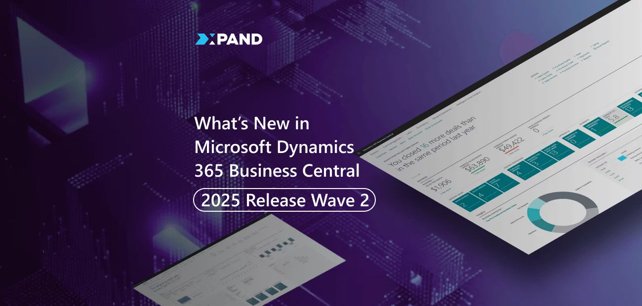 Overview of Microsoft Dynamics 365 Business Central 2025 Release Wave 2, including new features like enhanced development tools, AI-driven Copilot functionalities, improved application features, user experiences, and others, with a focus on Microsoft's